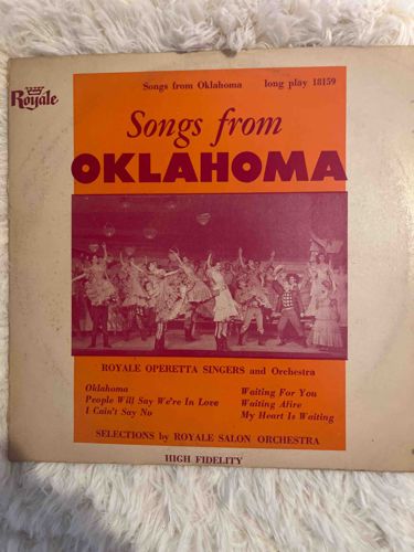 Songs from Oklahoma' Long Play Record