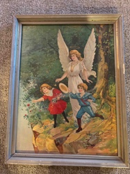 Guardian Angel with Children 'The Guiding Angel' Print