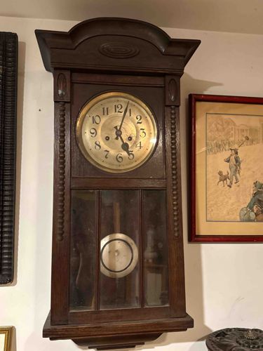 1863 Georgia-made Regulator Wall Clock