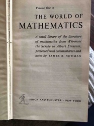 The World of Mathematics, Volume One