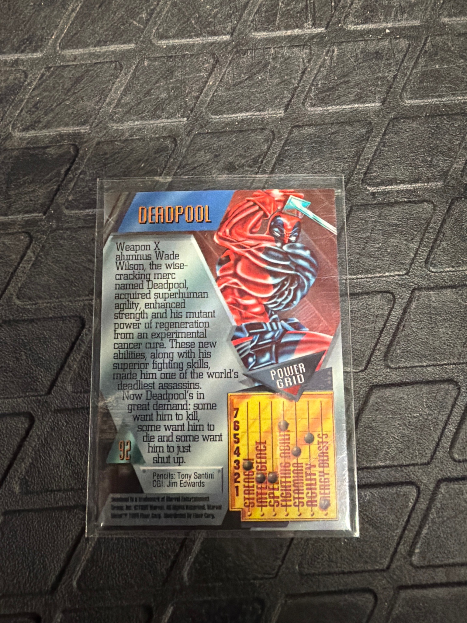 Submitted photo of Deadpool Trading Card (not authenticated)