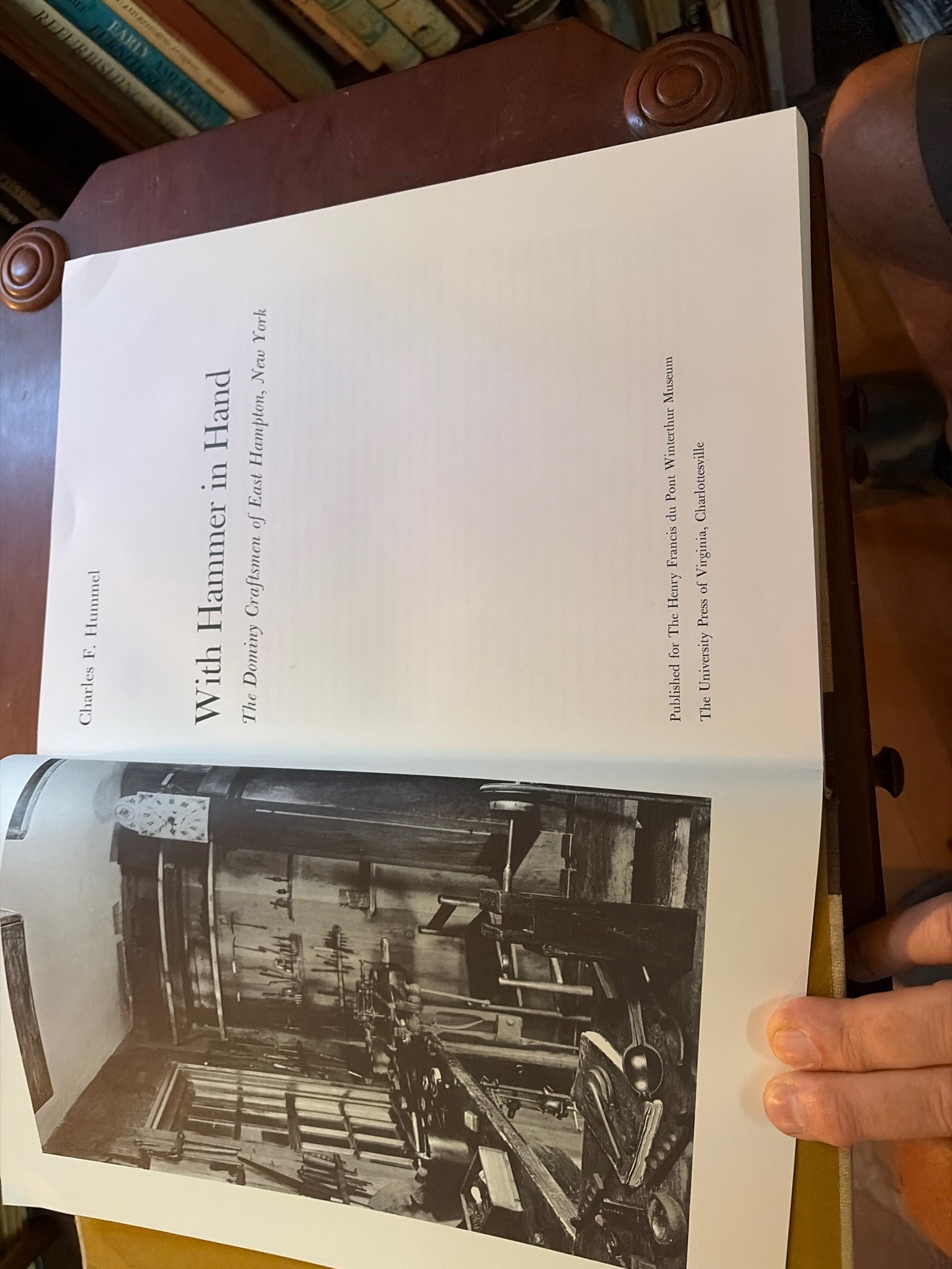 Submitted photo of Hardcover Book titled With Hammer in Hand (not authenticated)