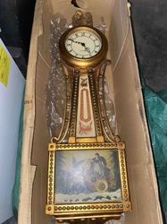 J. Willard Inc. Reproduction Banjo Wall Clock with Eagle Finial
