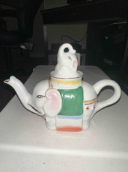 Elephant-Shaped Ceramic Teapot