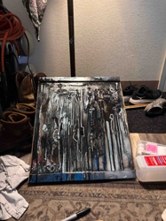 Abstract Mixed Media Artwork