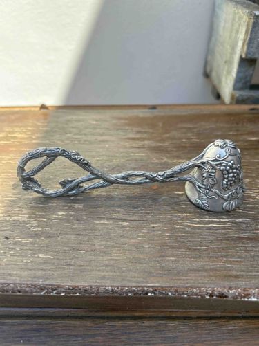 Seagull Studios Canada Pewter Bell Snuffer with Grapevine Handle