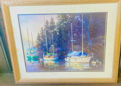 Framed Sailboat Print