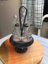 Vintage Four-Bottle Cruet Set