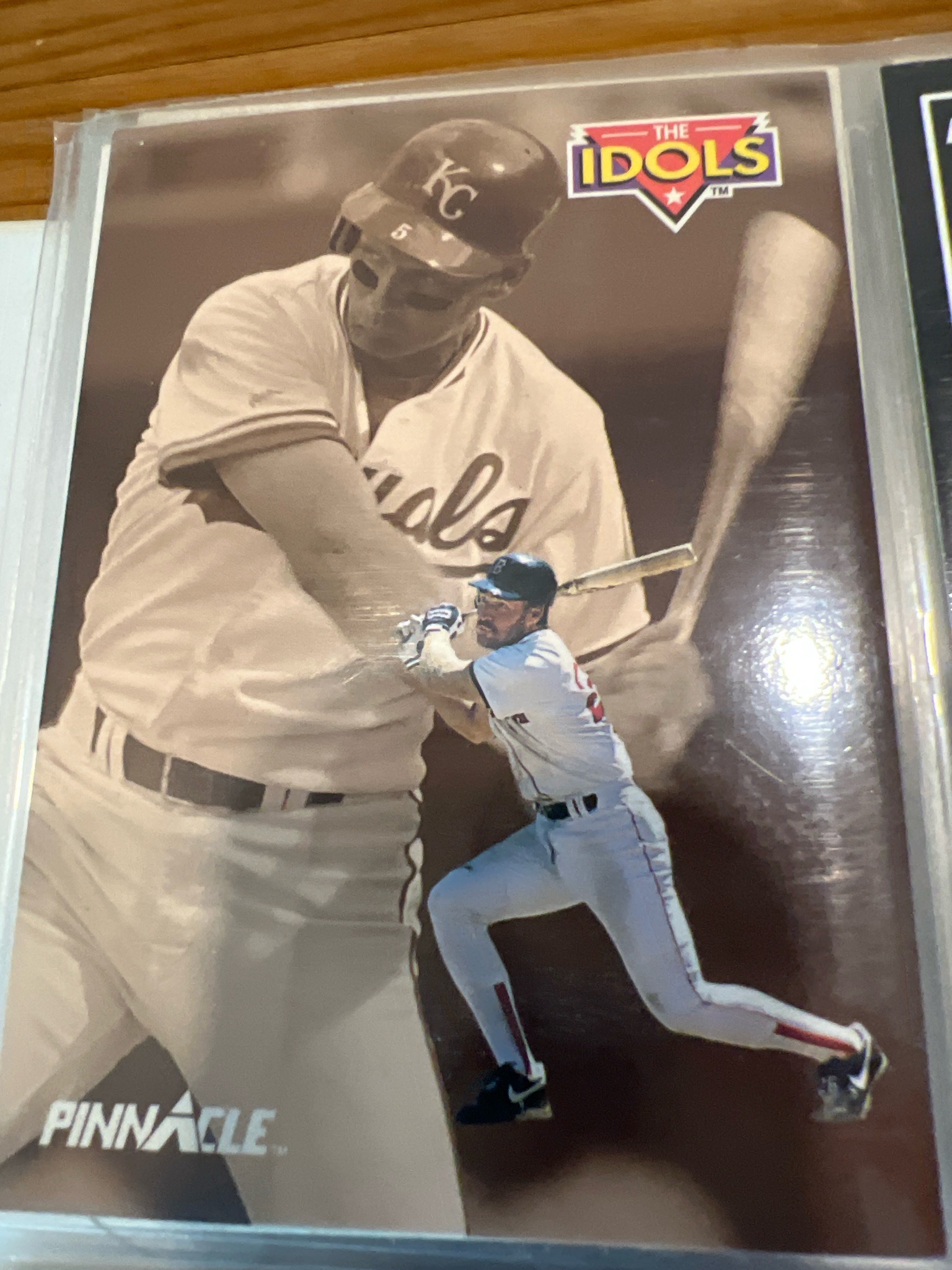 Submitted photo of Pinnacle The Idols Baseball Trading Card (not authenticated)