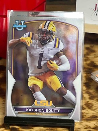 Kayshon Boutte 2022 Bowman University Chrome Football Card
