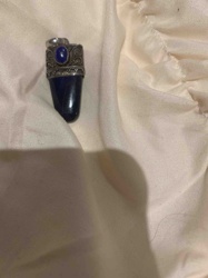 Lapis Lazuli and Sterling Silver Pendant