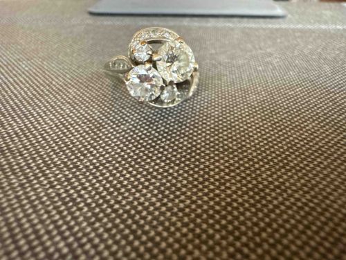 Vintage Multi-Stone Diamond Cocktail Ring