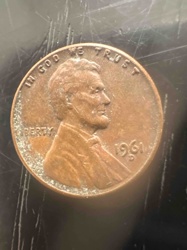 1961 Lincoln Wheat Cent (One-Cent Coin)