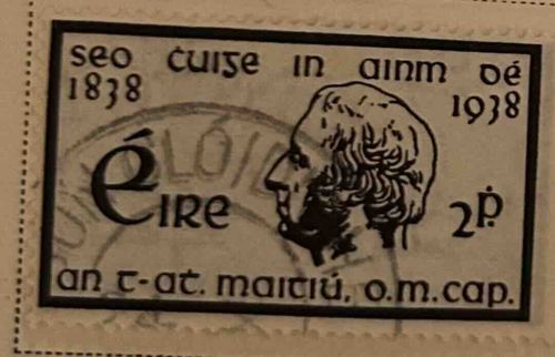 Father Mathew Centenary Irish Stamp