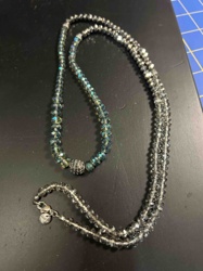 LOFT Multi-Strand Faceted Crystal Bead Necklace