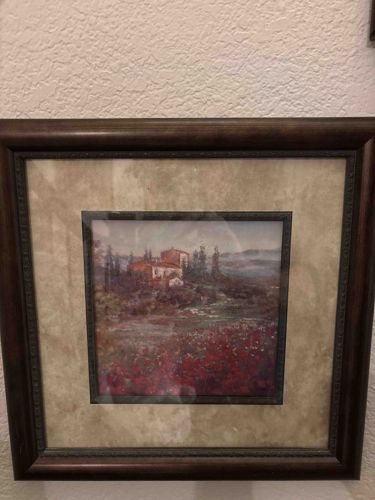 Framed Tuscan Landscape Print