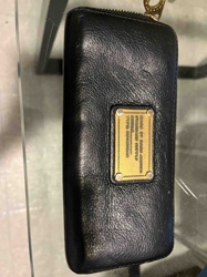 Marc Jacobs Leather Zip-Around Wallet