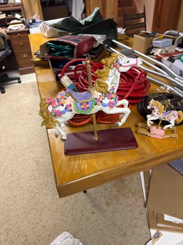 Decorative Carousel Horse Figurine