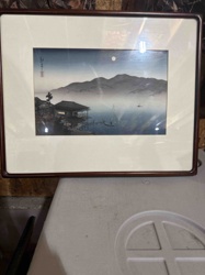 Japanese Woodblock Print, Possibly by Hiroshi Yoshida, 'Morning Mist'