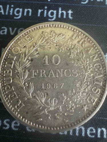 10 Francs French Coin (1967)