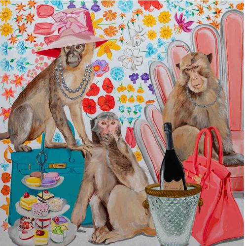 Ashley Longshore's 'Trophy Wife' Original Painting