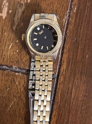 Q&Q Two-Tone Ladies' Quartz Wristwatch