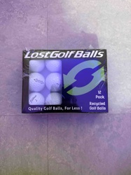 Lost Golf Balls 12-Pack Recycled Golf Balls
