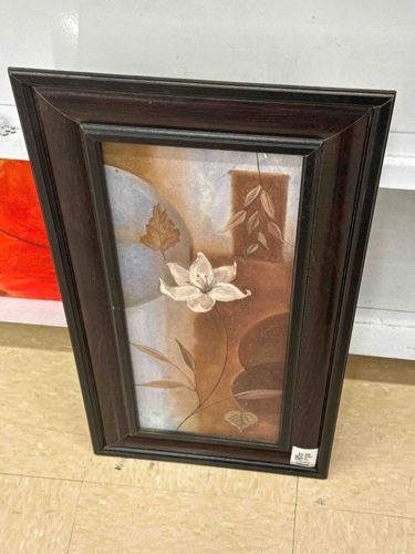 Modern Floral Abstract Framed Print