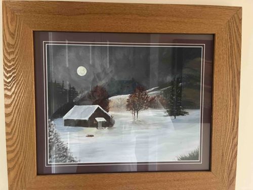Winter Landscape Painting