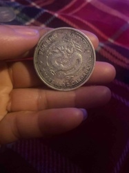 Foo-Kien Province 7 Mace 2 Candareens Silver Dragon Dollar