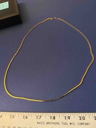 Gold-Tone Chain Necklace
