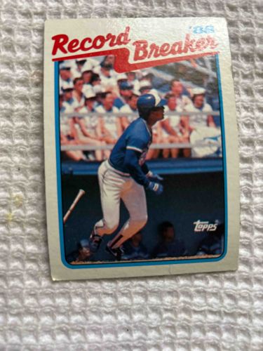 1988 Topps 'Record Breaker' Baseball Card