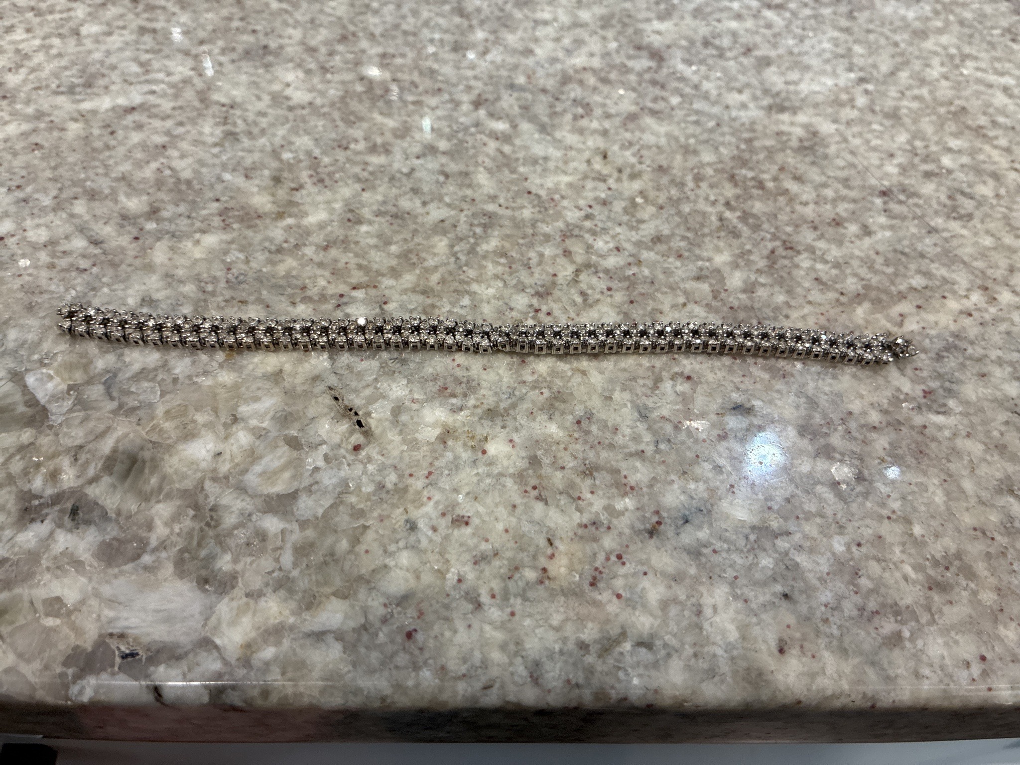 Submitted photo of Multi-row diamond link bracelet