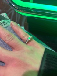 Three-Stone Diamond or Cubic Zirconia Ring