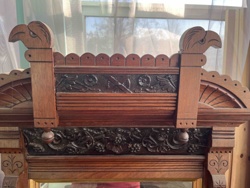 Victorian Style Carved Mirror