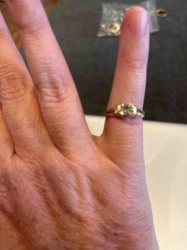 Yellow Gold Diamond Solitaire Ring