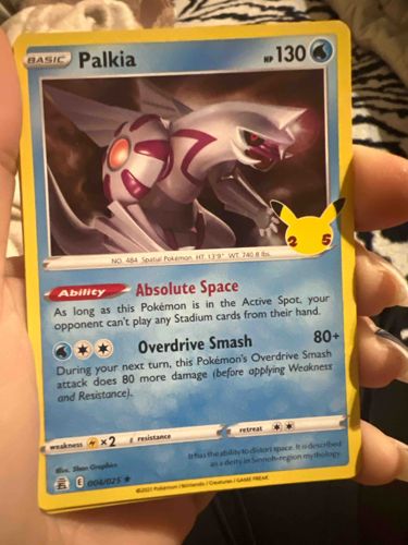 Pokémon TCG Palkia (25th Anniversary / Celebrations Set) Card