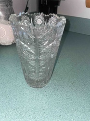 American Brilliant Cut Glass Vase