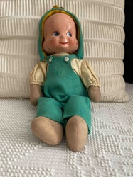 Vintage Three-Face Rotating Head Doll