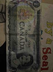 Canadian 1 Dollar Bill (1954 Series)