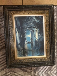 Framed Landscape Painting