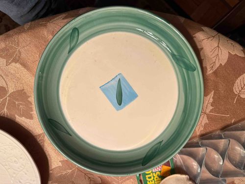 Hand-painted Ceramic Pasta/Serving Bowl