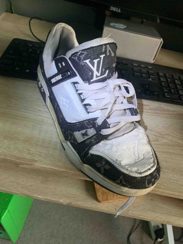 Louis Vuitton LV Trainer Sneaker in Denim Monogram