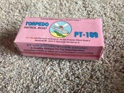 PT-109 Torpedo Patrol Boat Actual Steam Engine (Toy Box)