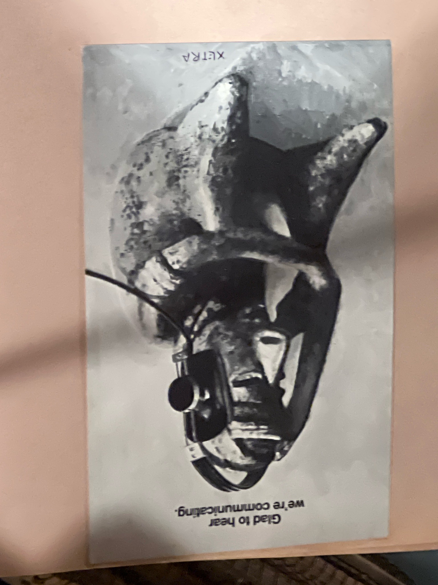 Submitted photo of Monochrome painting bearing signature 'XETRA'