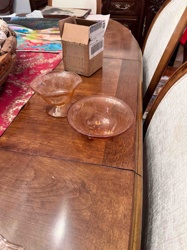 Pink Depression Glass Bowls