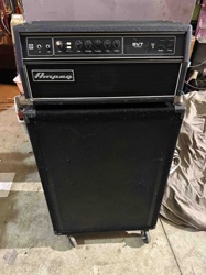 Ampeg SVT Classic Bass Amplifier Head and Bass Speaker Cabinet Stack