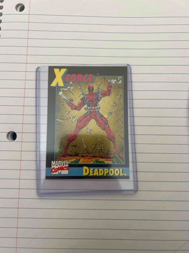 1992 SkyBox Marvel X-Force Deadpool Trading Card #3