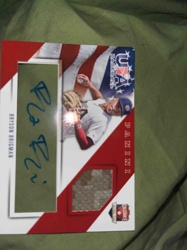 Bryson Brigman Autographed Game-Used Memorabilia Panini USA Baseball Collegiate Collection Trading Card