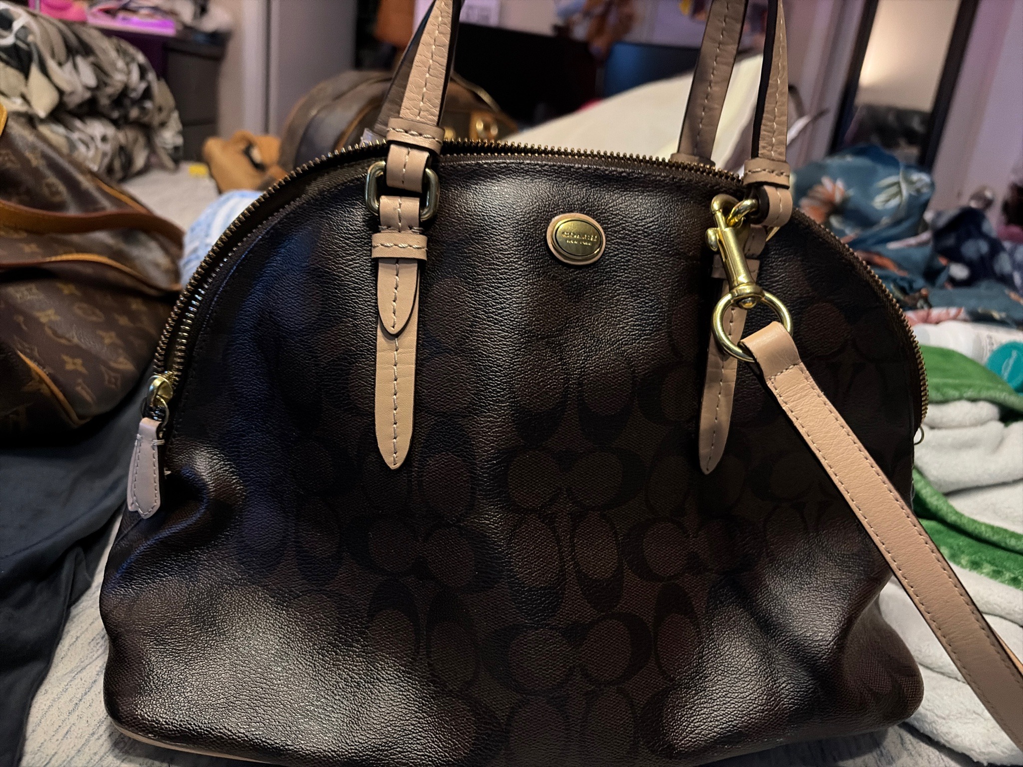 Submitted photo of Coach domed satchel (not authenticated)